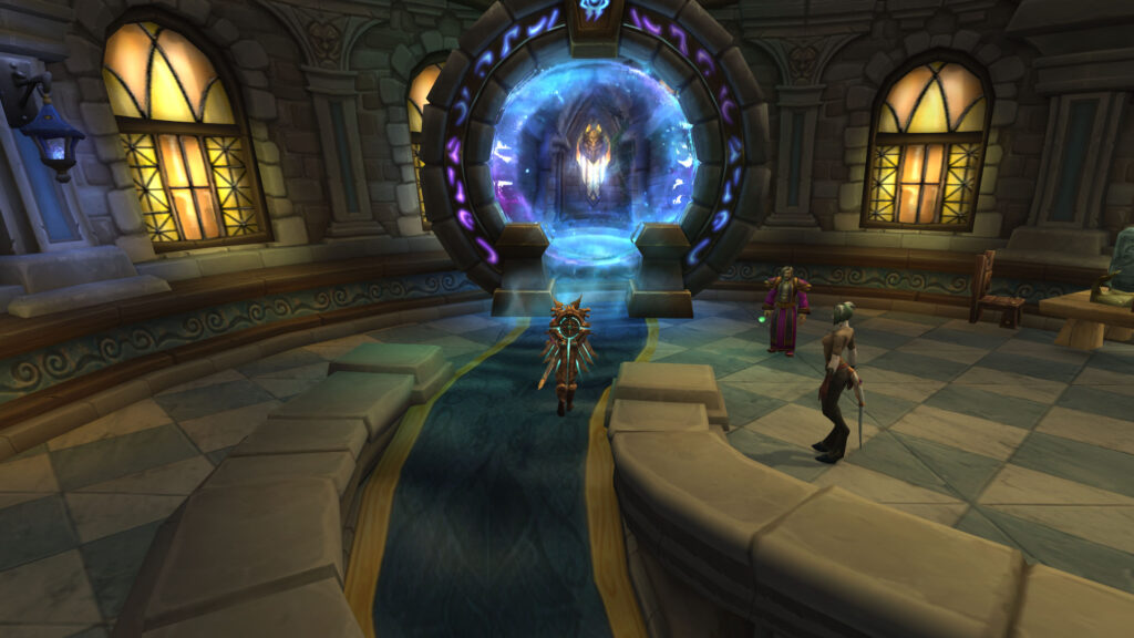 Travel and learning new or past interesting addons of Wow, Good Luck! Stormwind portals